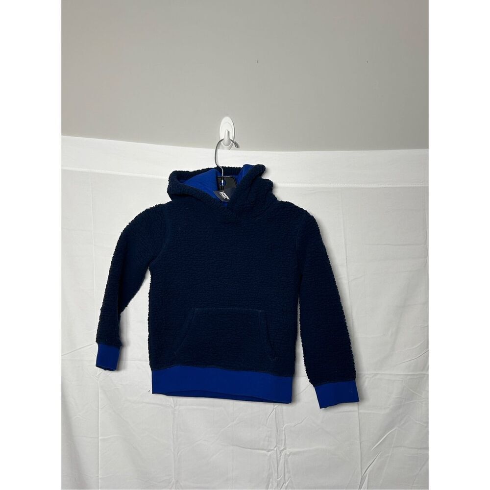 Lands End blue fleece hoodie size 4/5. C34-20